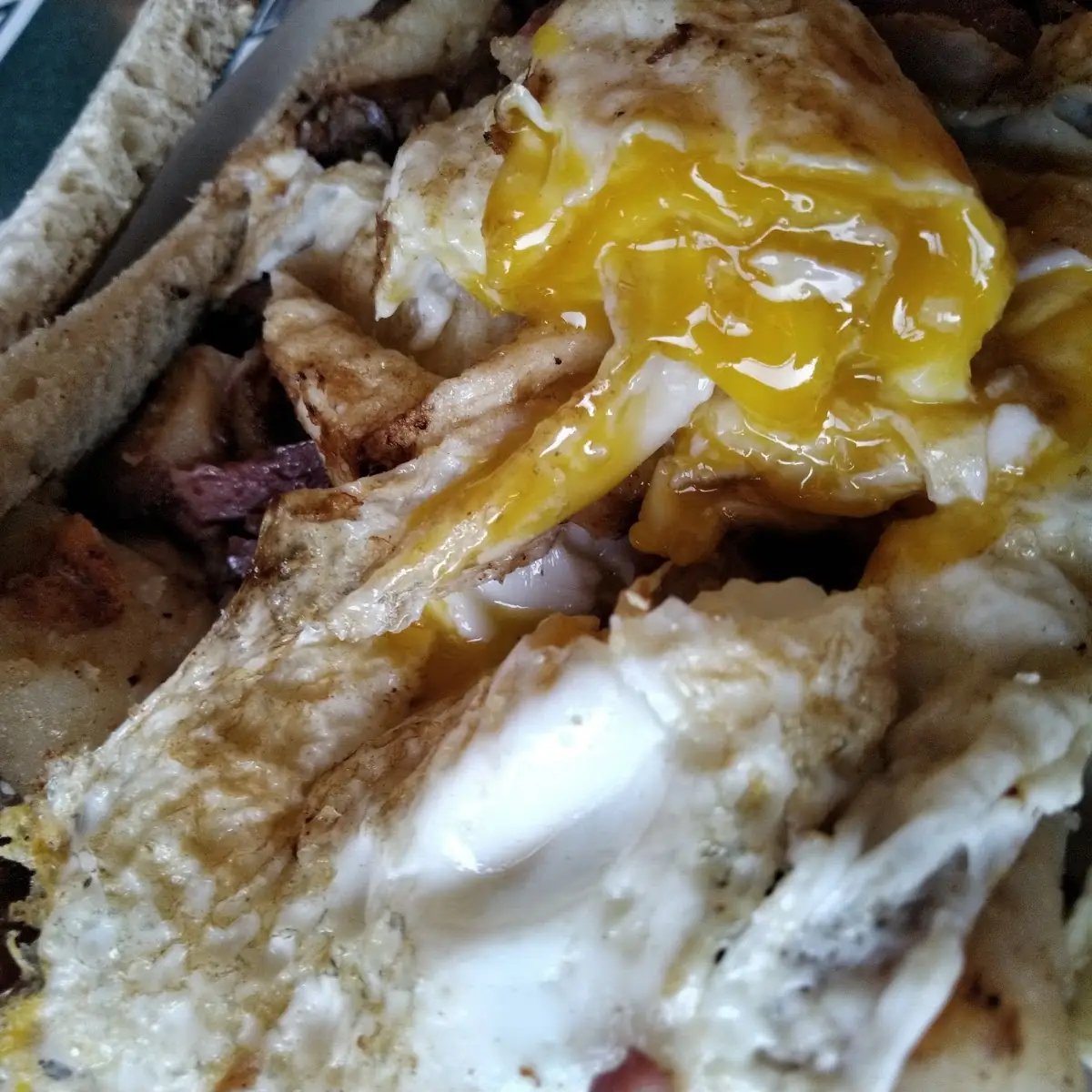 Corned Beef Hash Eggs