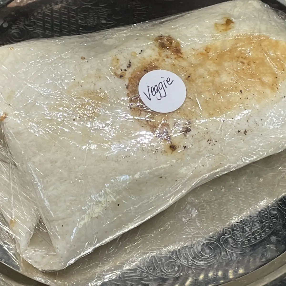 Vegetarian Breakfast Burrito