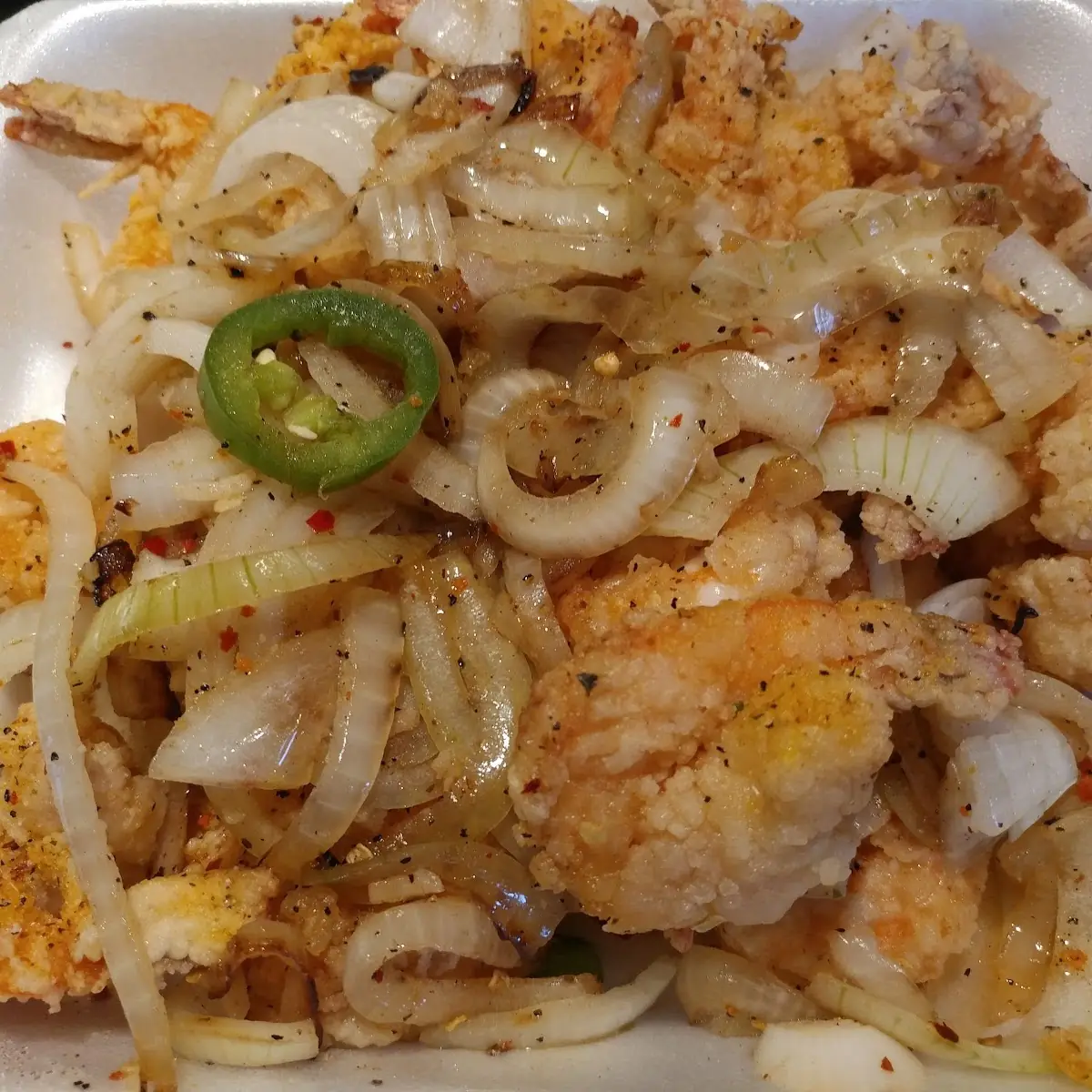 Salt & Pepper Shrimp Fried Rice