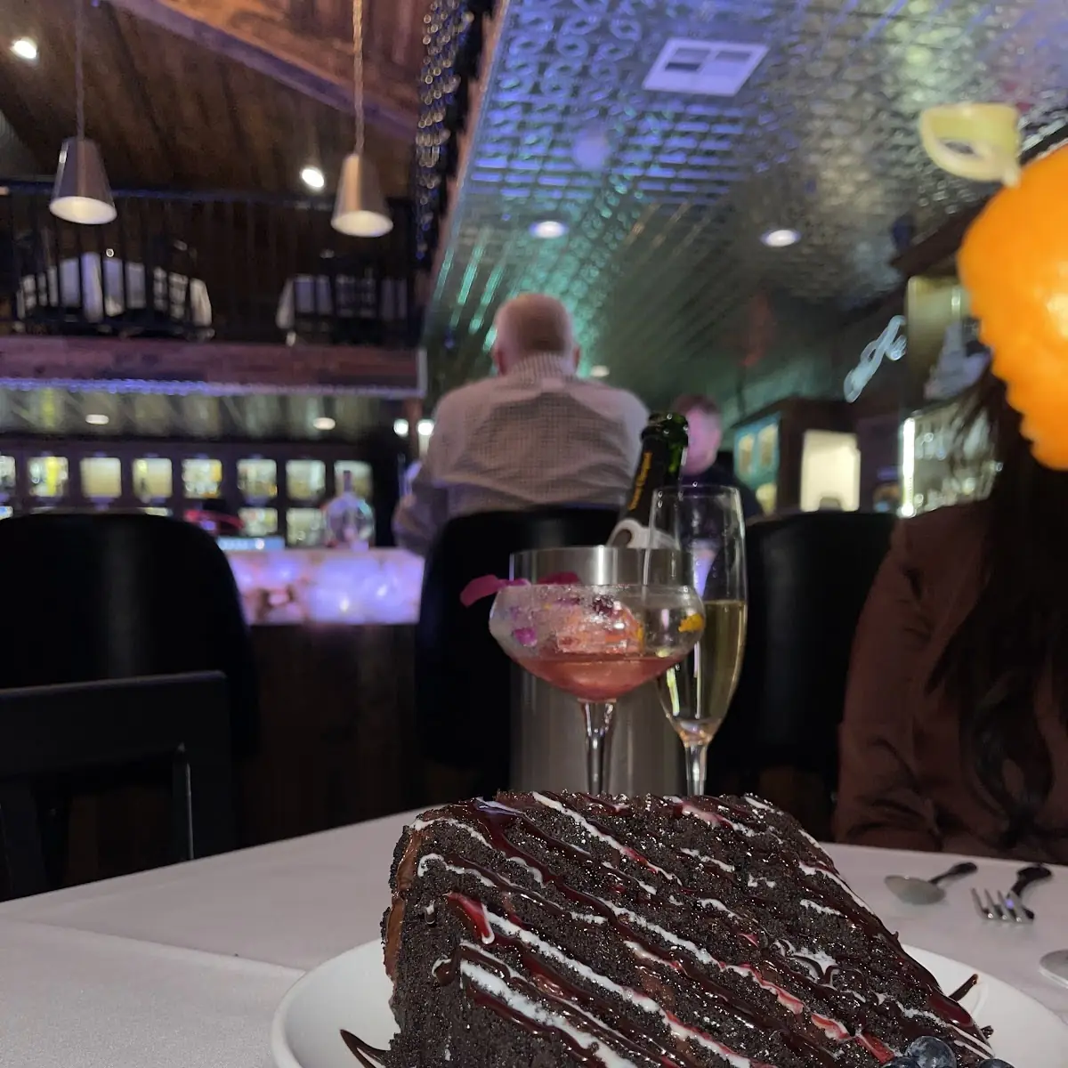 The Vaults Signature Seven Layer Chocolate Decadence Cake