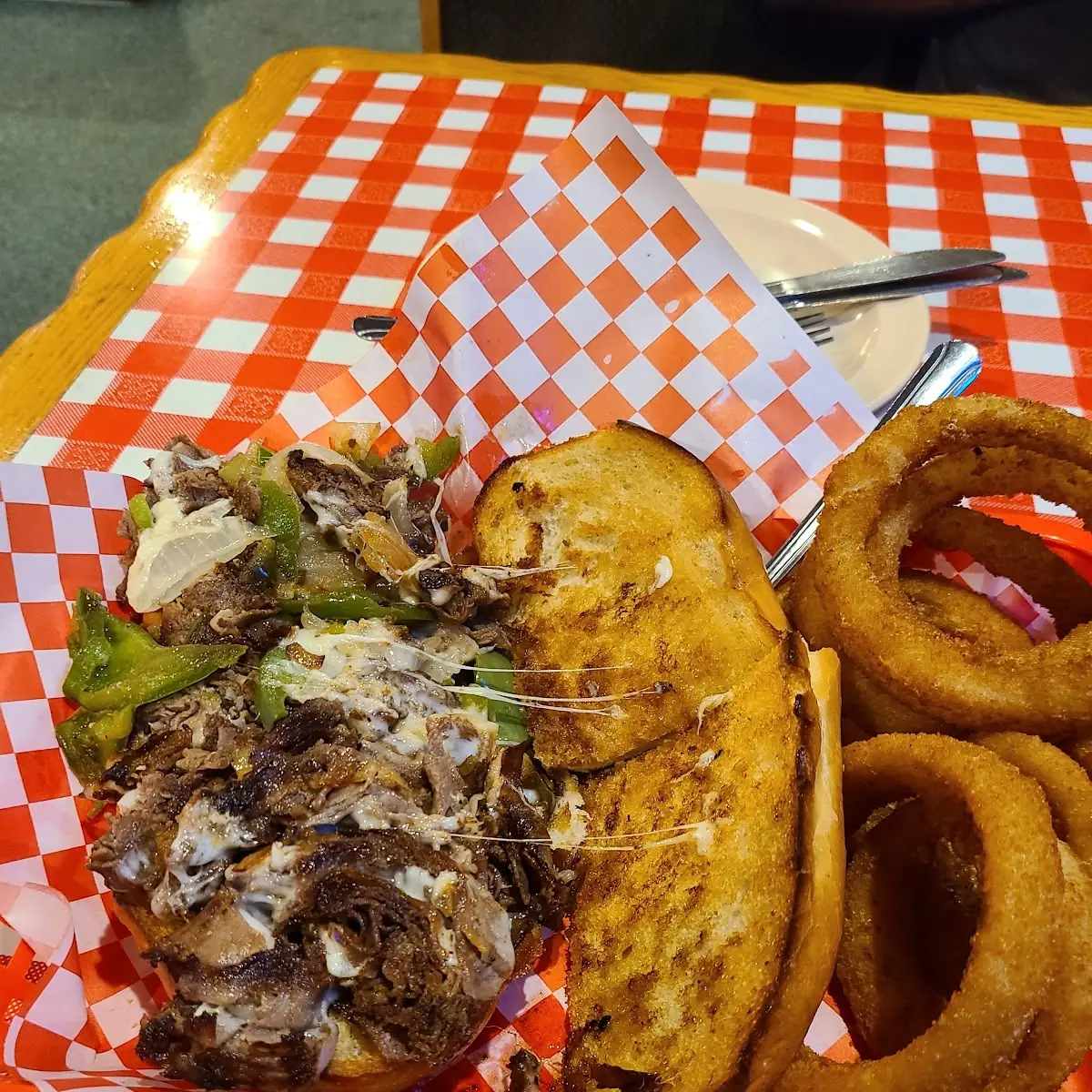 Philly Cheesesteak Onion Rings