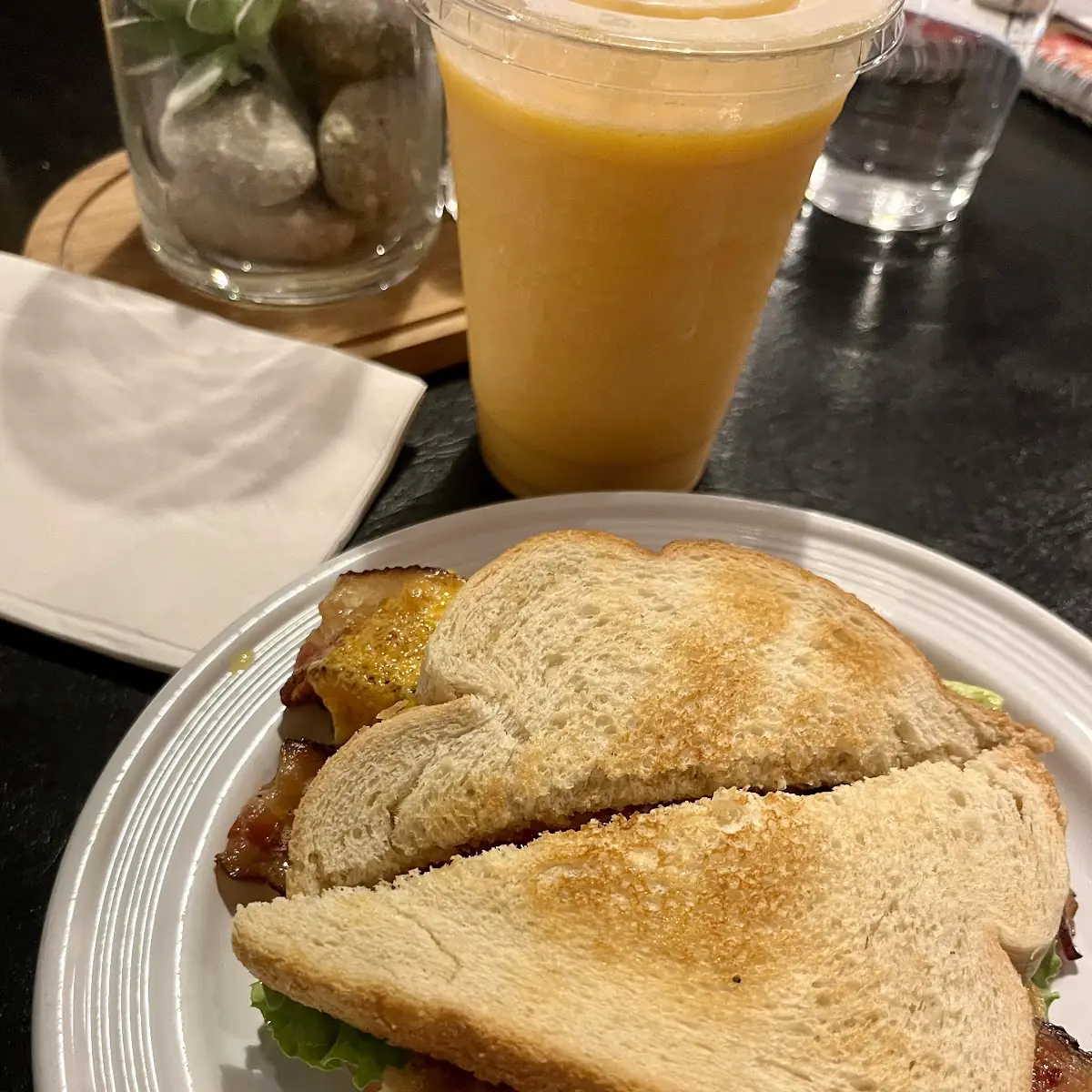 Eggs and Cheese Sandwich