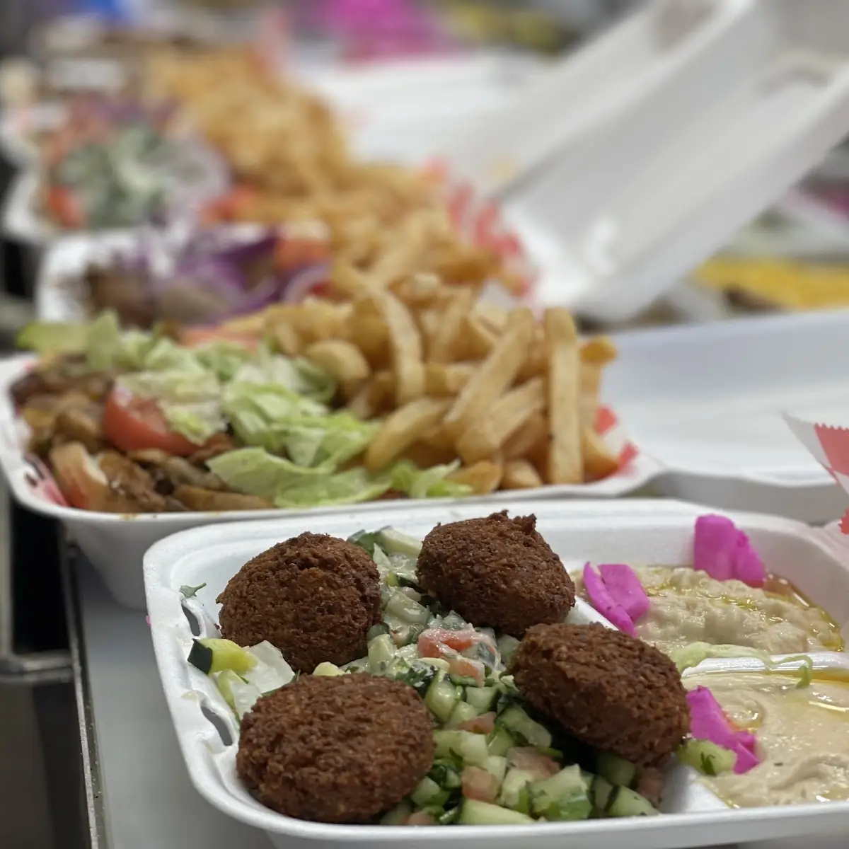 Rice Falafel Plate