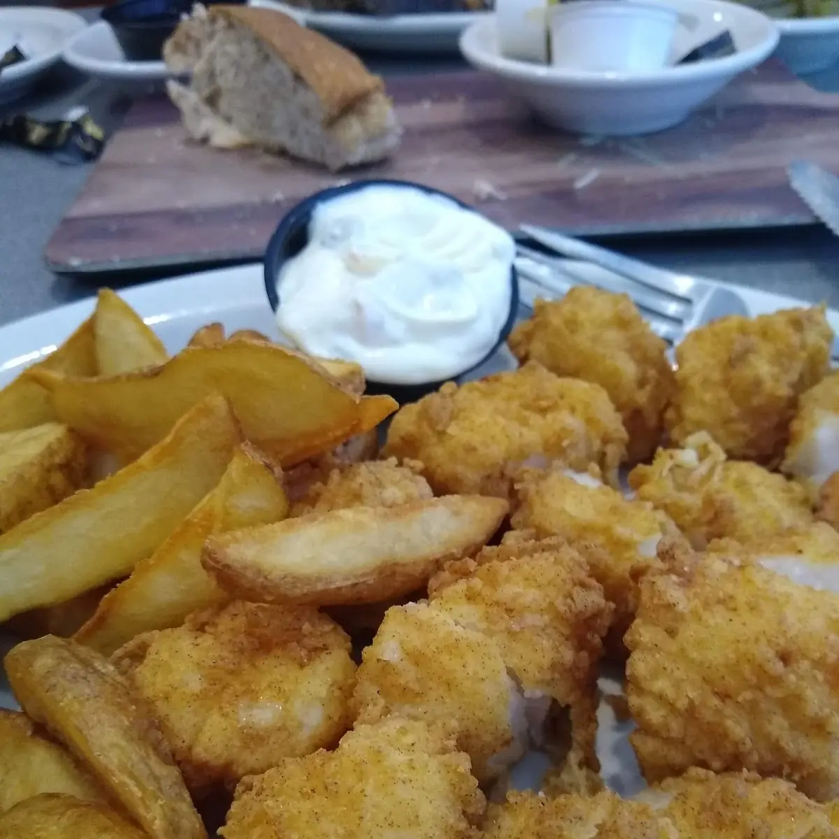 Fried Sea Scallops