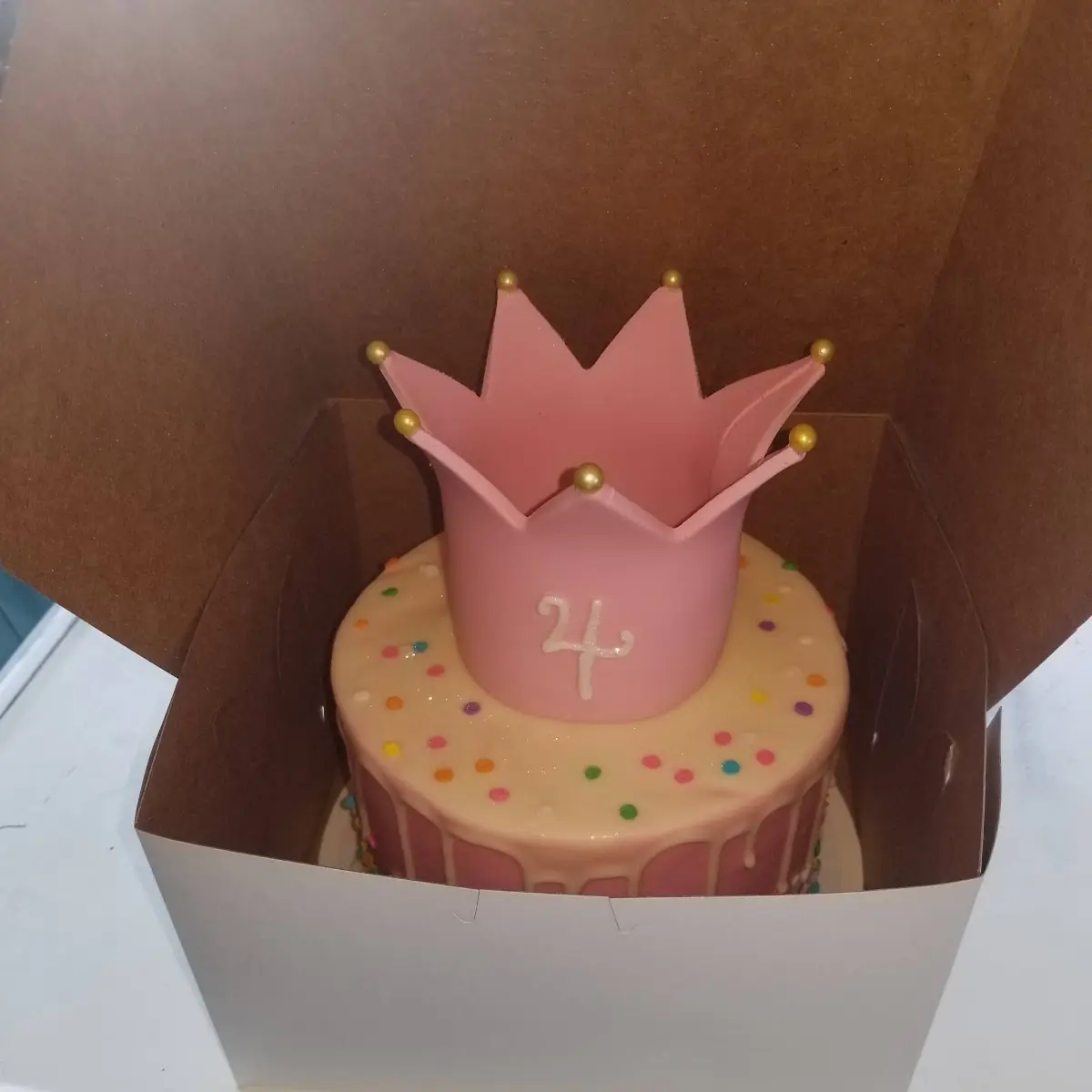 Strawberry Birthday Cake