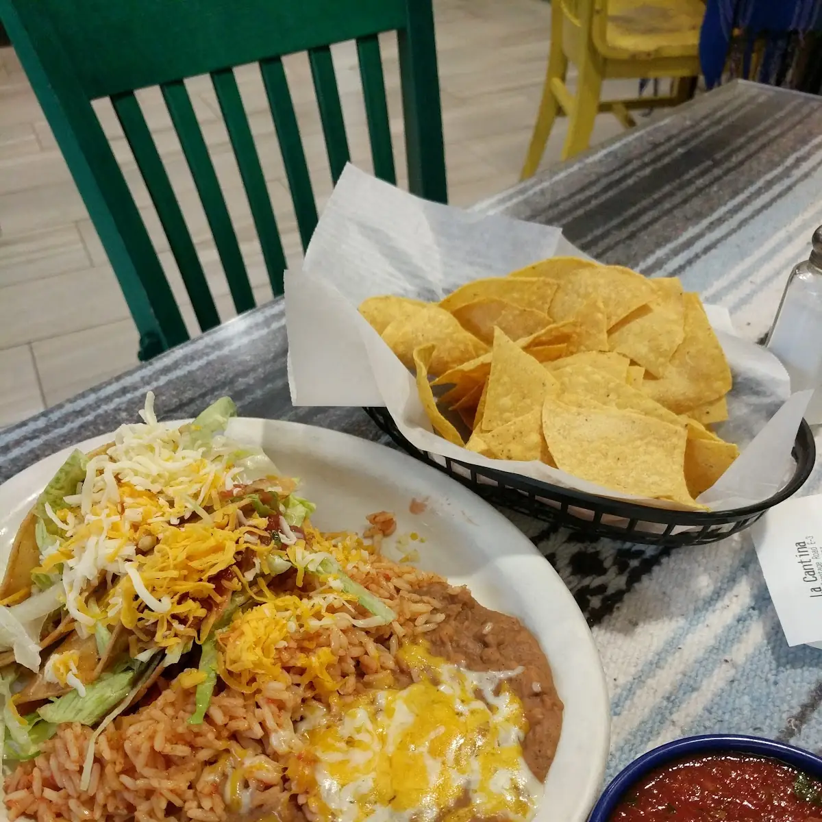 4 Crispy Taco & Cheese Enchiladas
