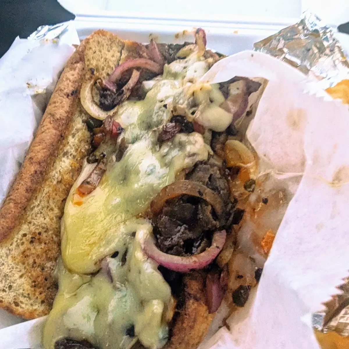Steak Philly Sandwich - With Fries