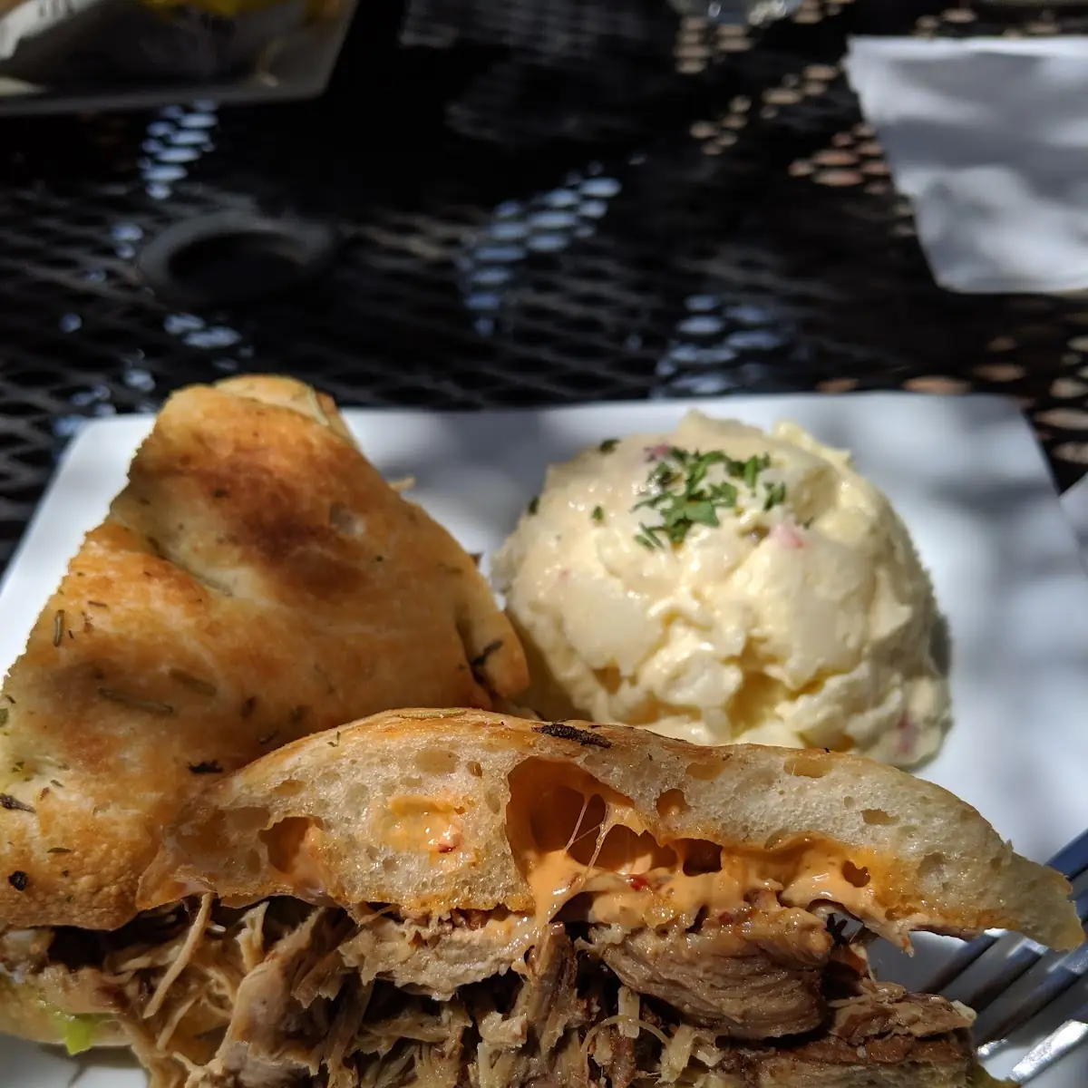 Herbaceous Roast Beef Panini