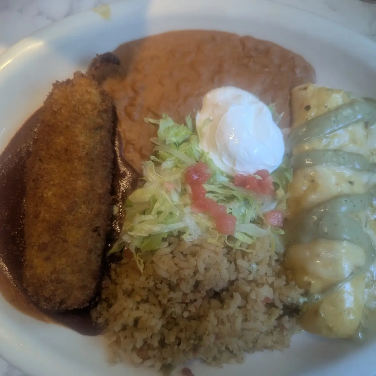 Relleno & Enchilada Combo