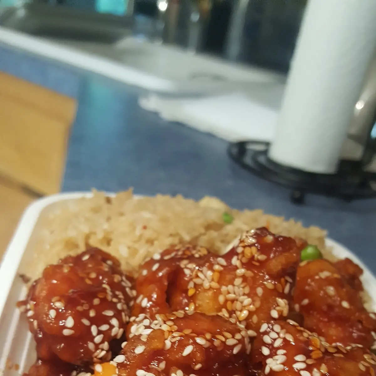 Sesame Chicken Combo Plate