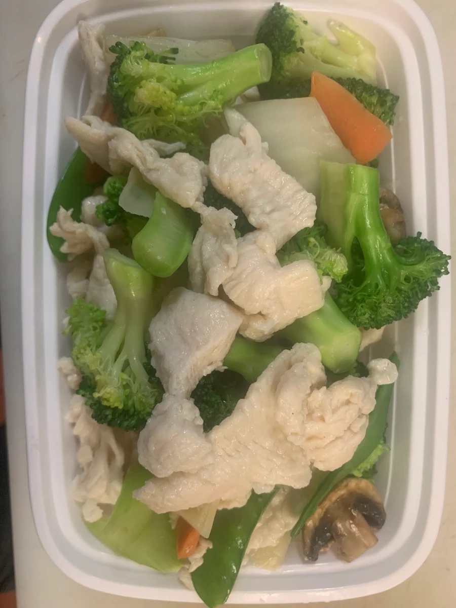 Steamed Chicken with Mixed Vegetable
