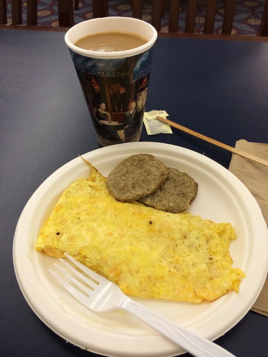 Cheese Omelette Sausage