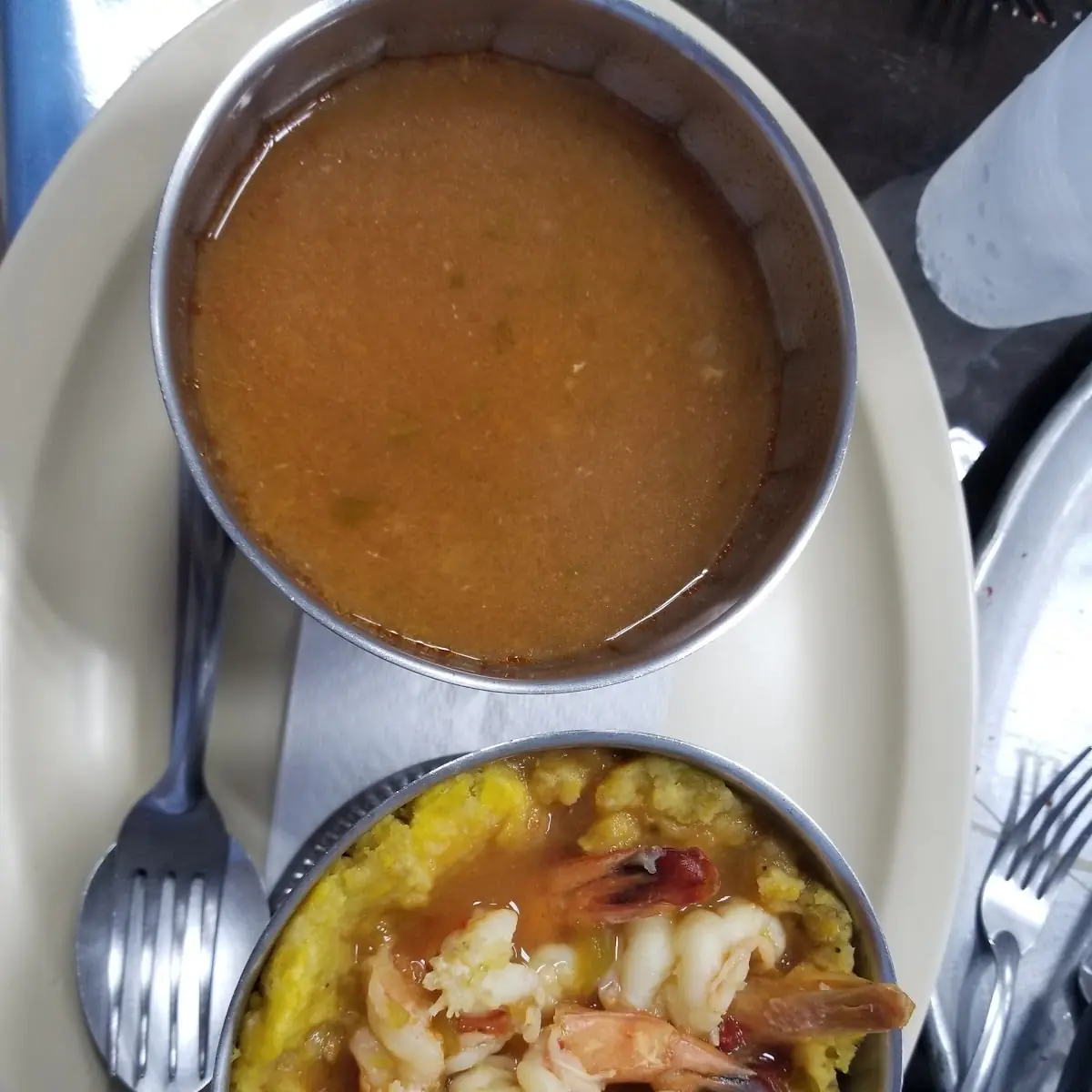 Mofongo Relleno Con Camarones