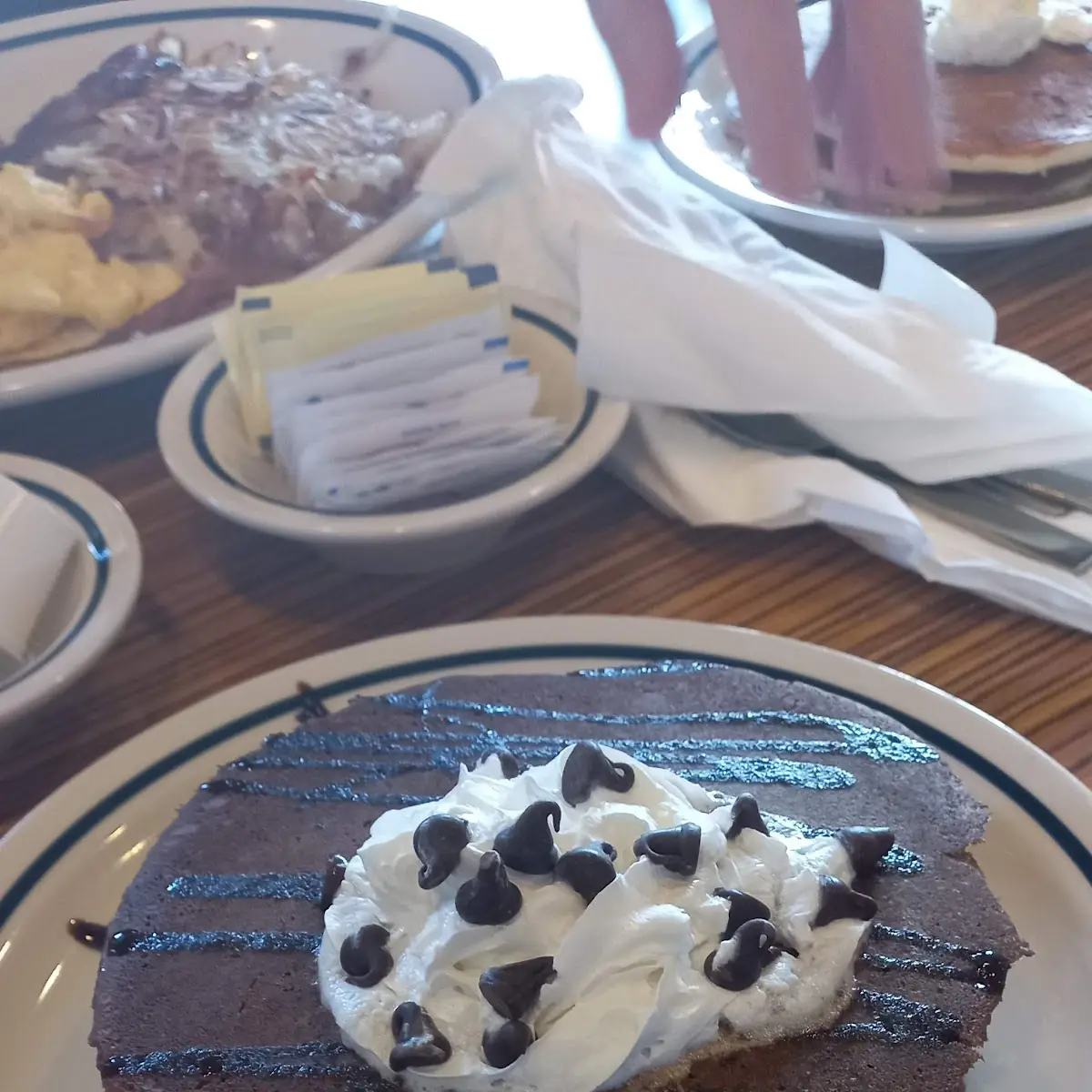 Belgian Chocolate Pancakes