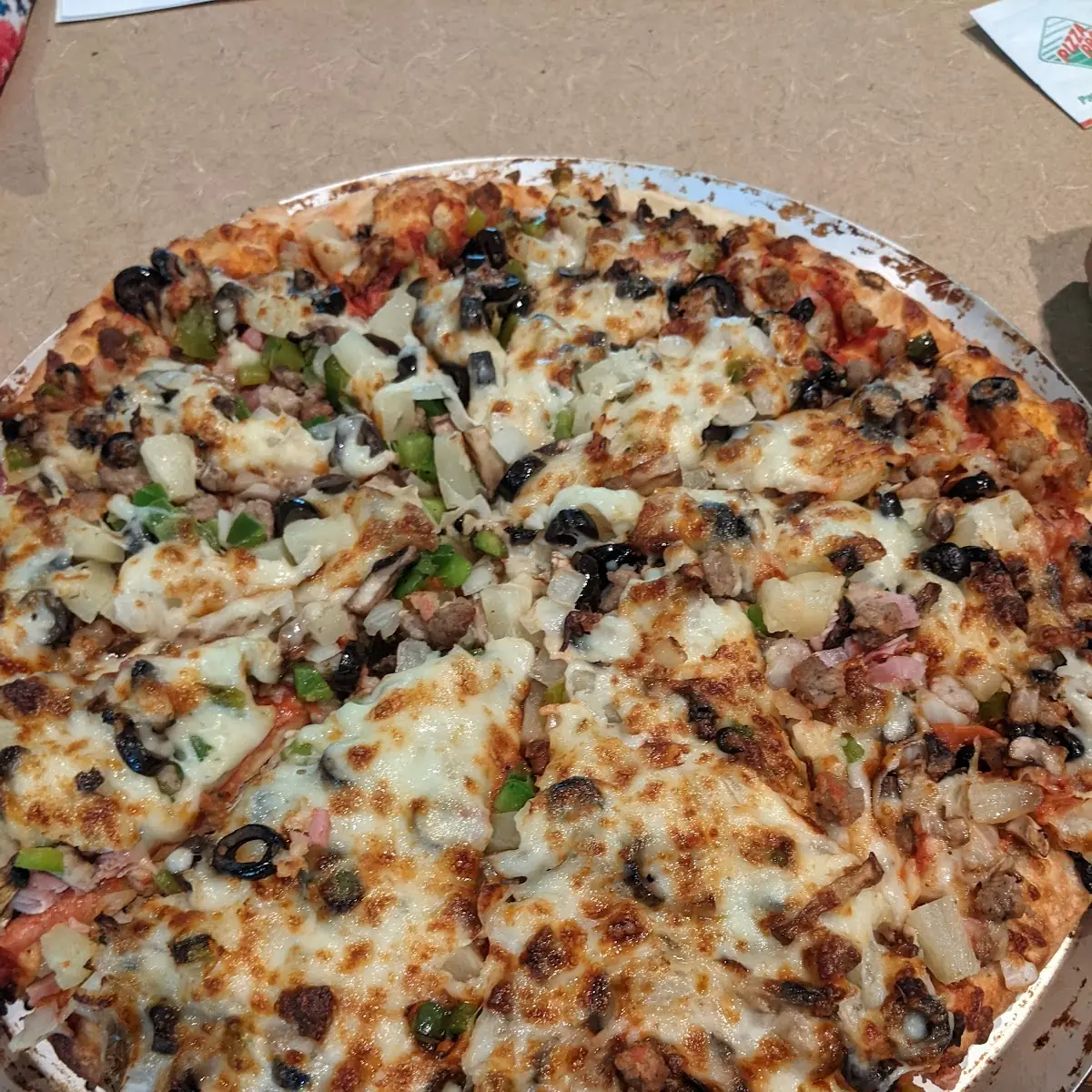 Supreme Pizza with Pineapple