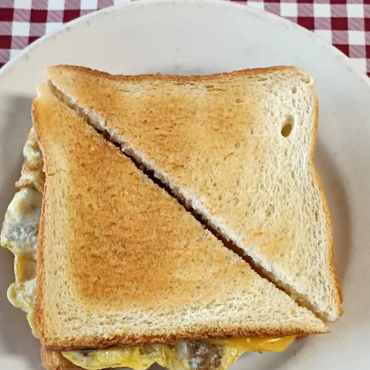 Egg Ham & Cheese on Toast