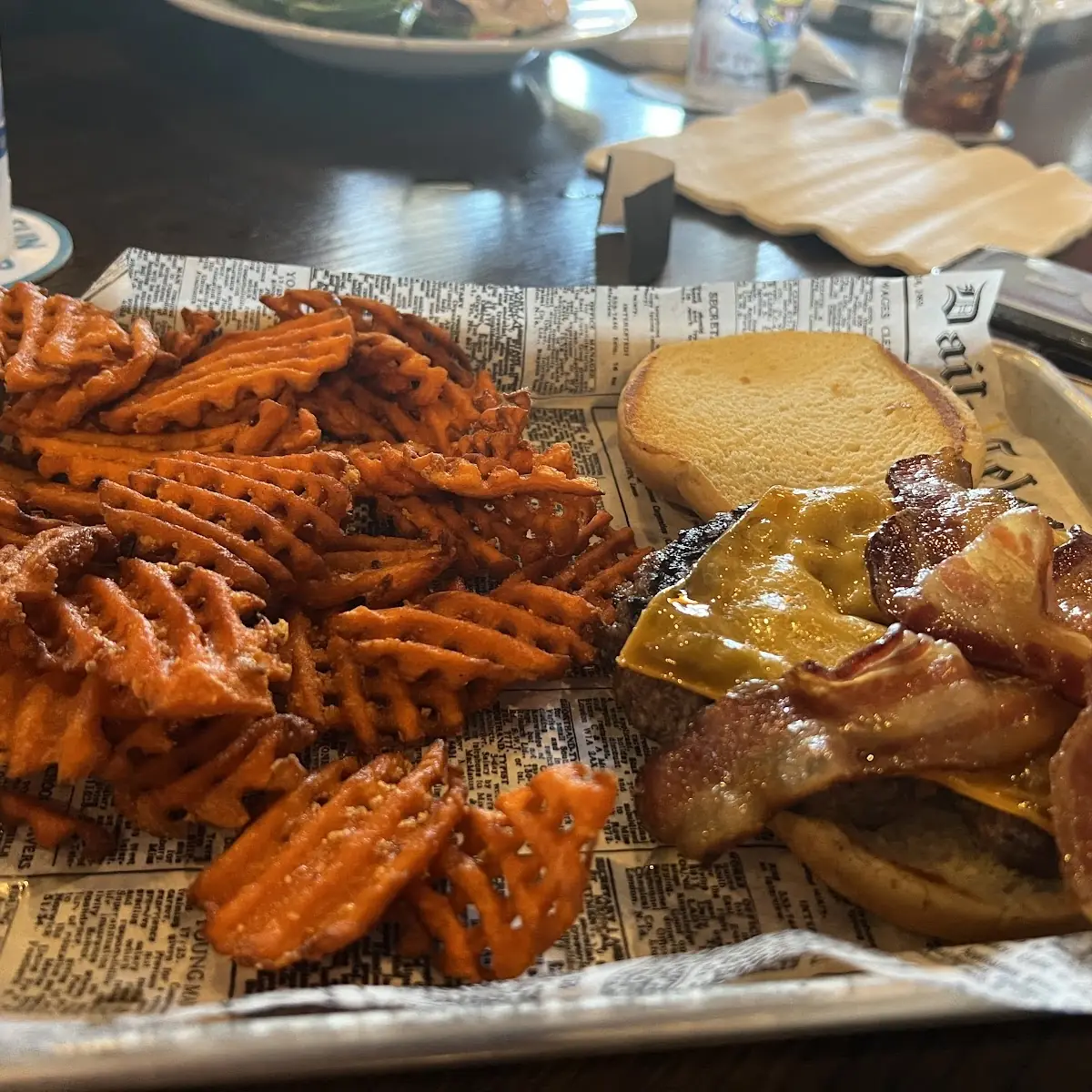 Burger & Waffle Fries