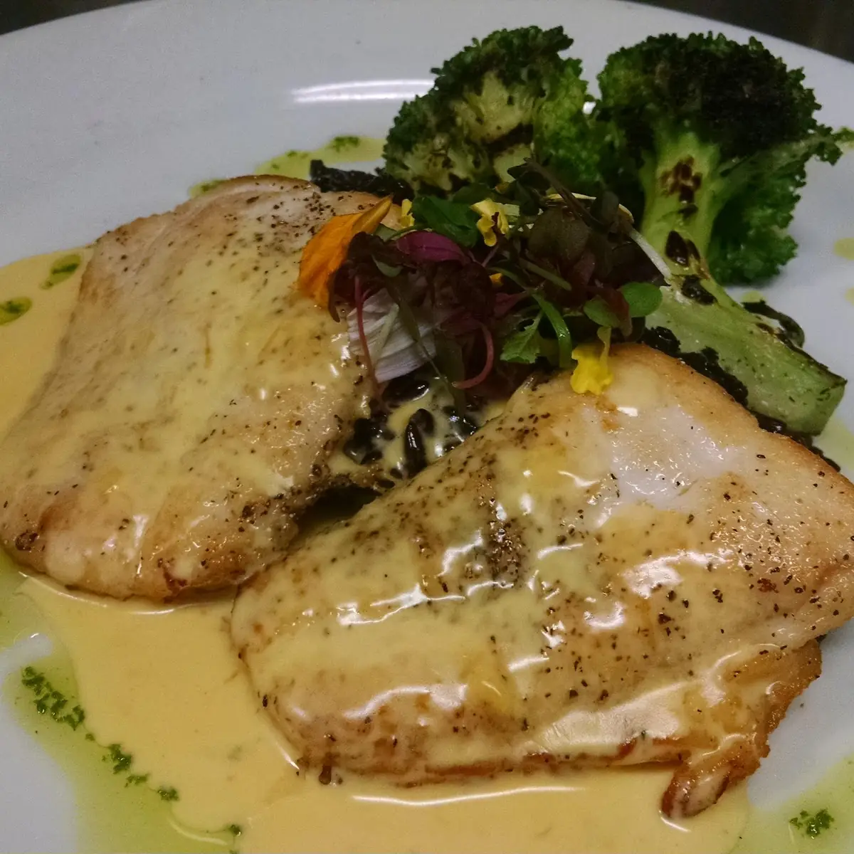 Pan-Seared Halibut
