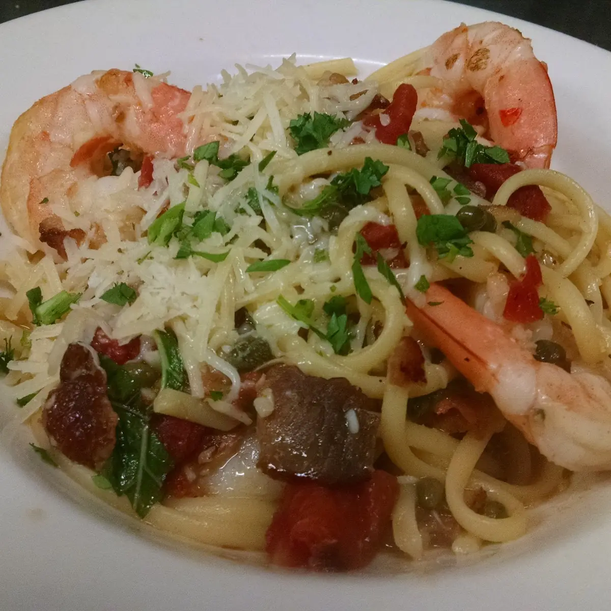 Shrimp Linguini Arrabbiata