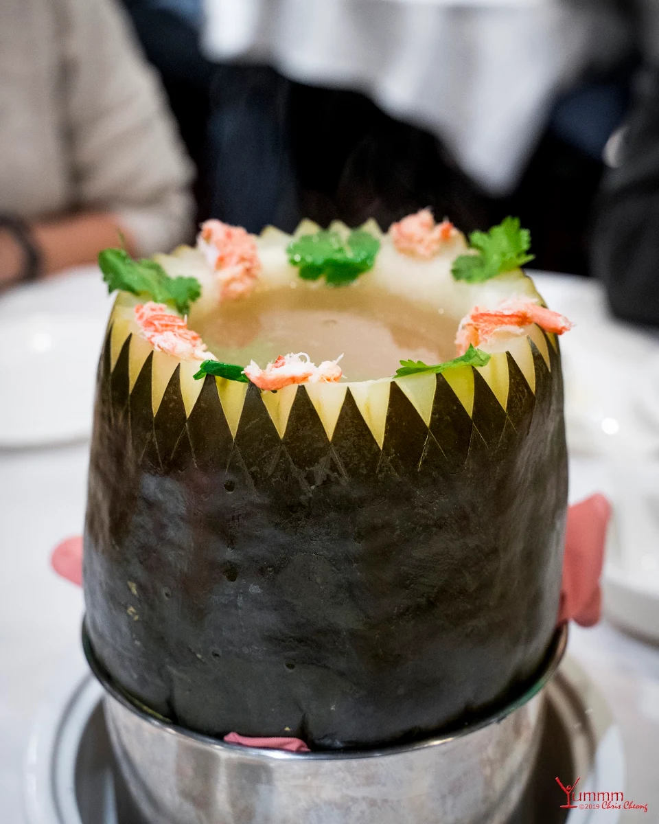 Winter Melon Soup, May Yan Seafood Restaurant 陸福海鮮酒家