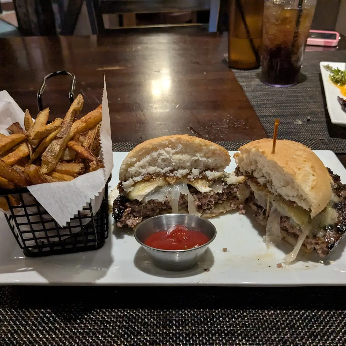 Brie and Fig Jam Burger