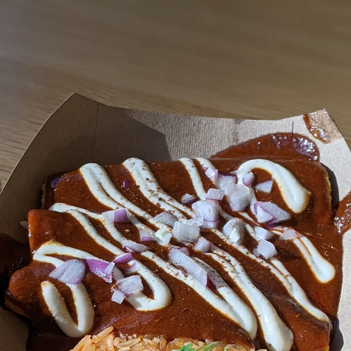 Mole Enchiladas