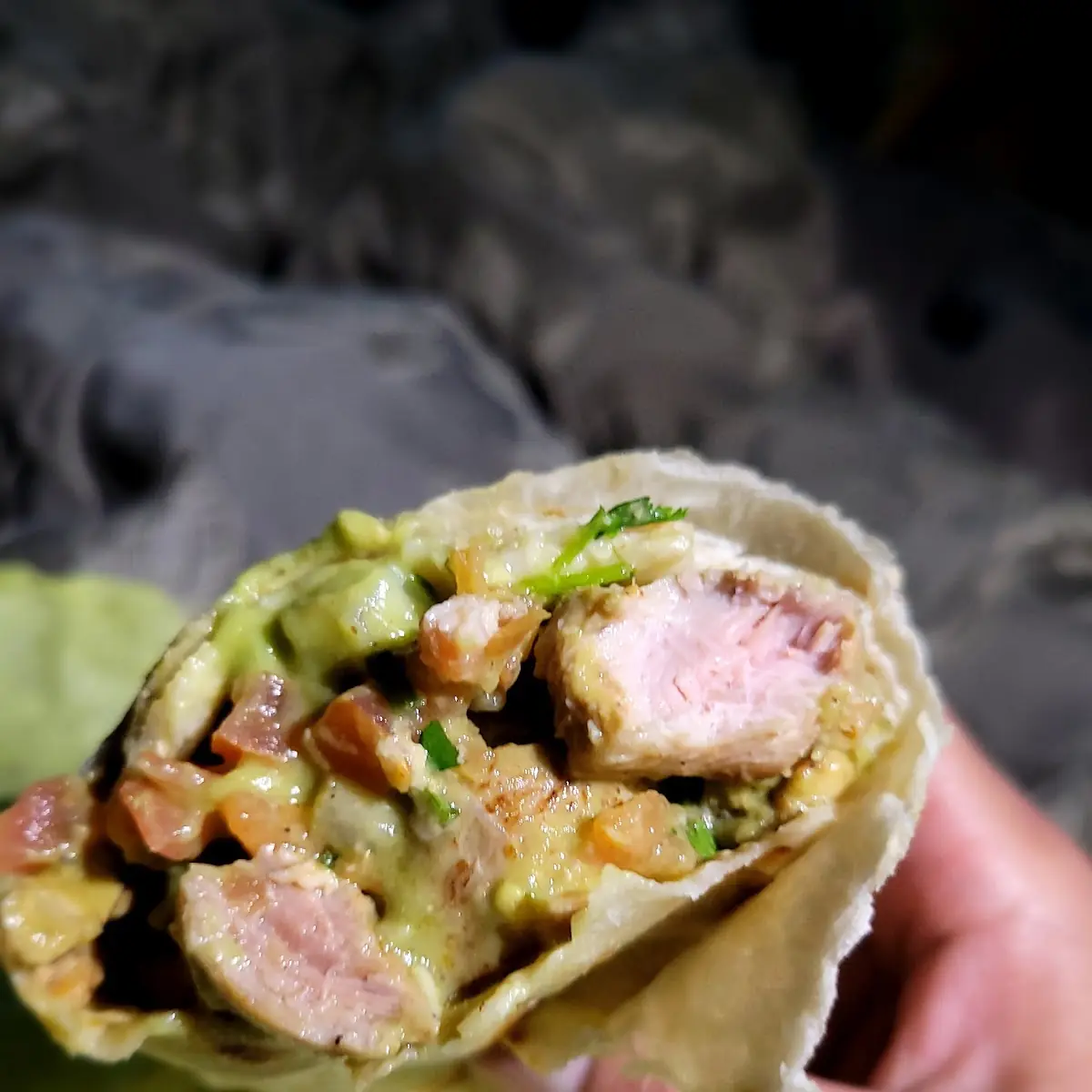 Pollo Asado Burrito