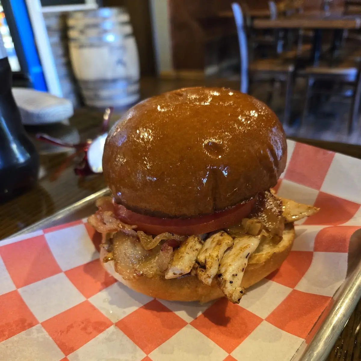 Buffalo-Blue Cheese Chicken Sandwich