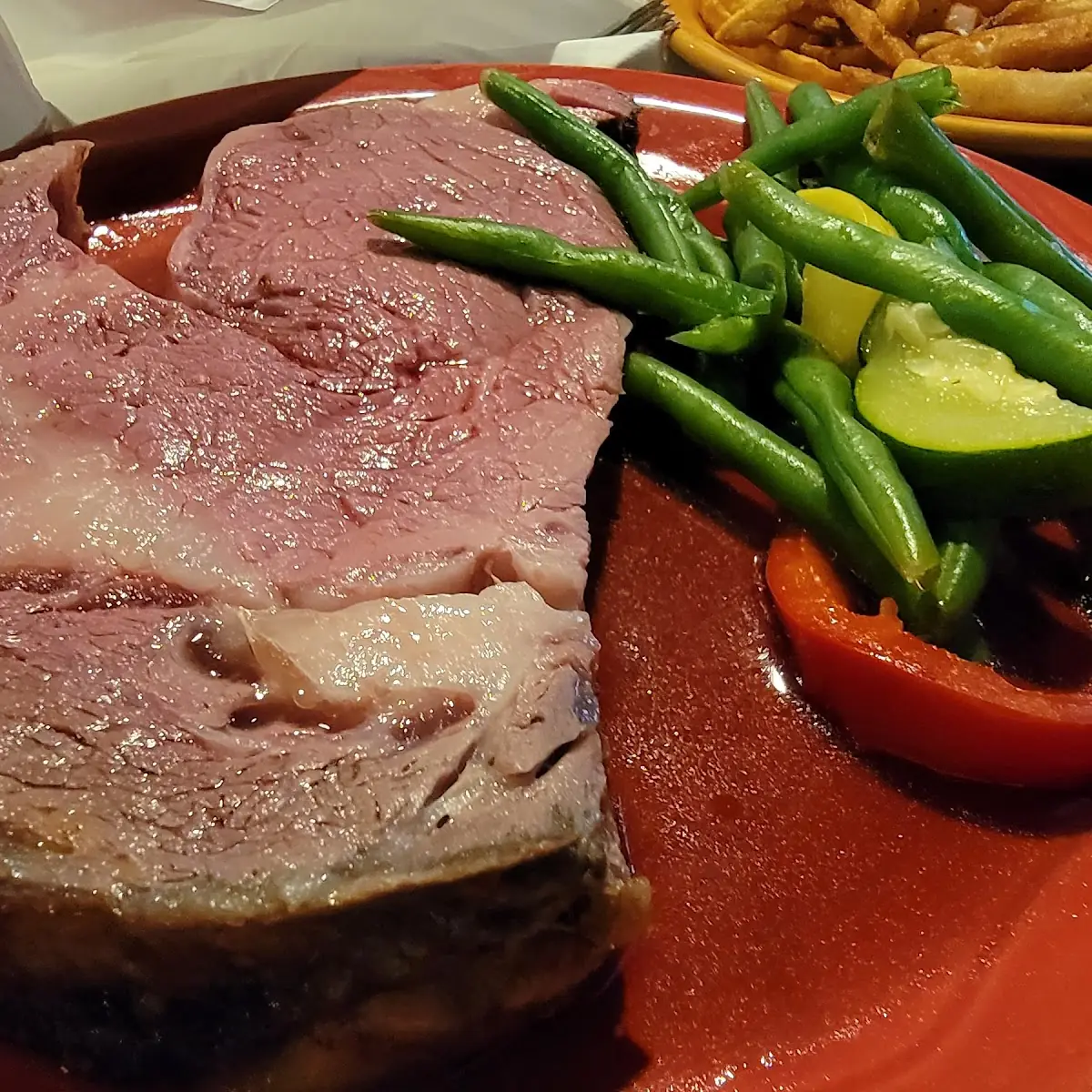 Prime Rib with Baked Potato