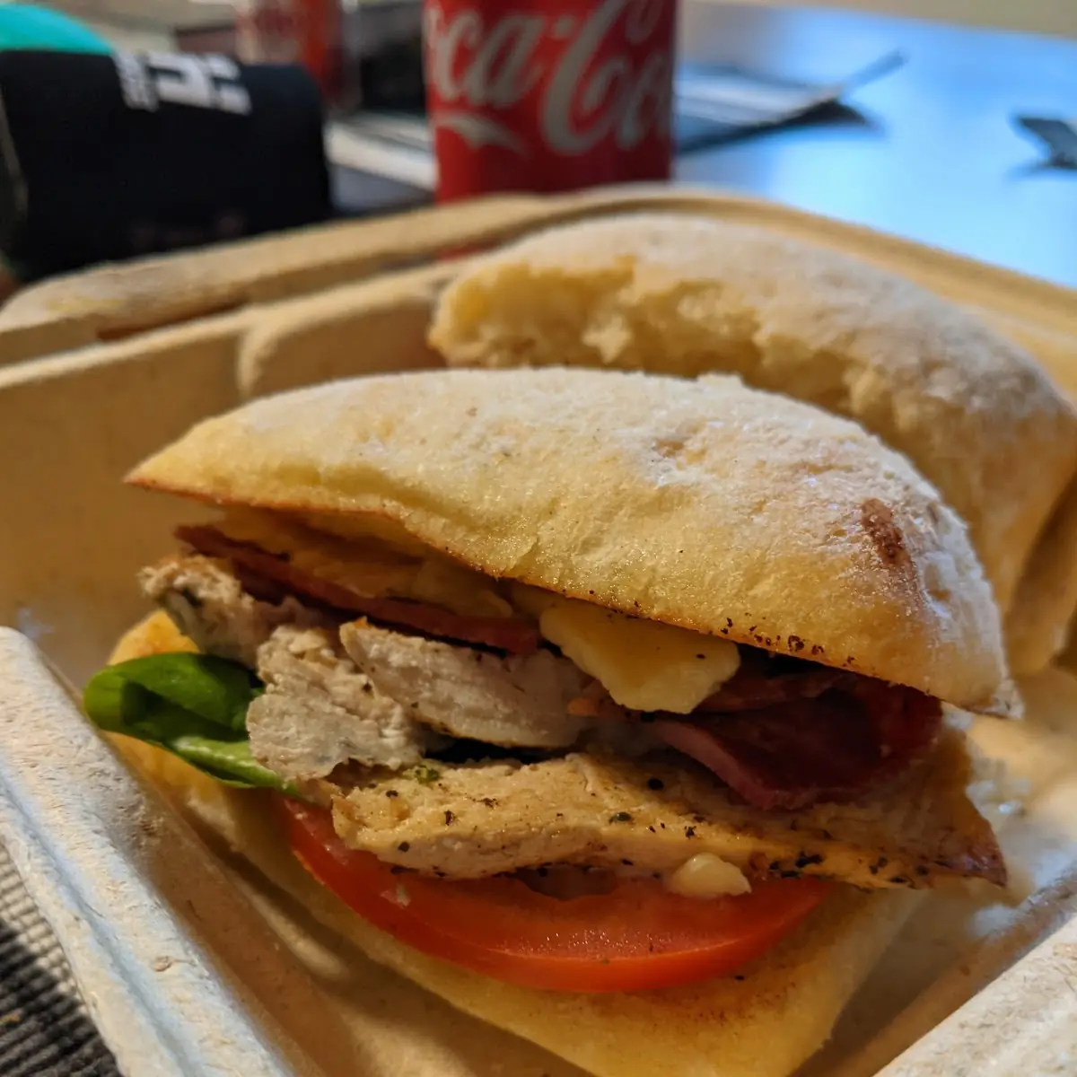 Pesto Chicken Club w Side