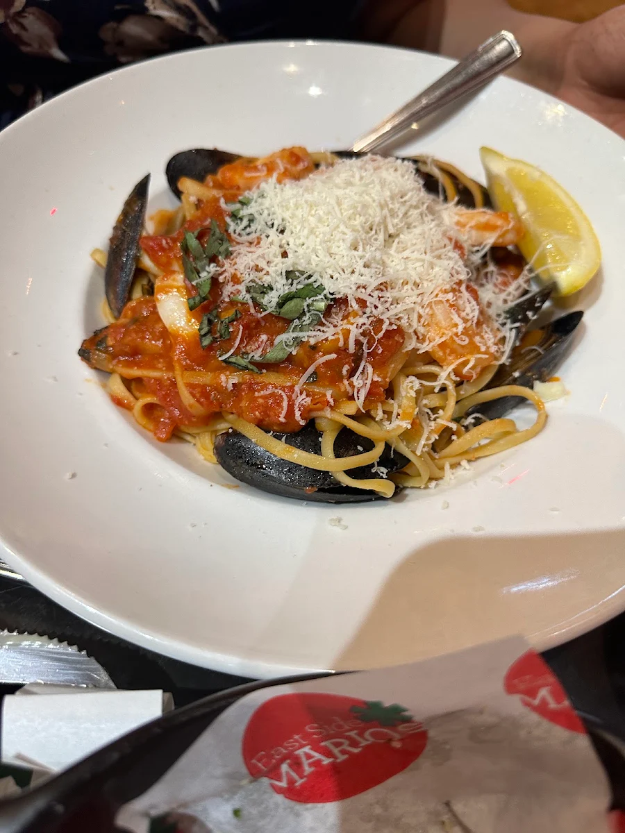 Seafood Linguine, East Side Mario's