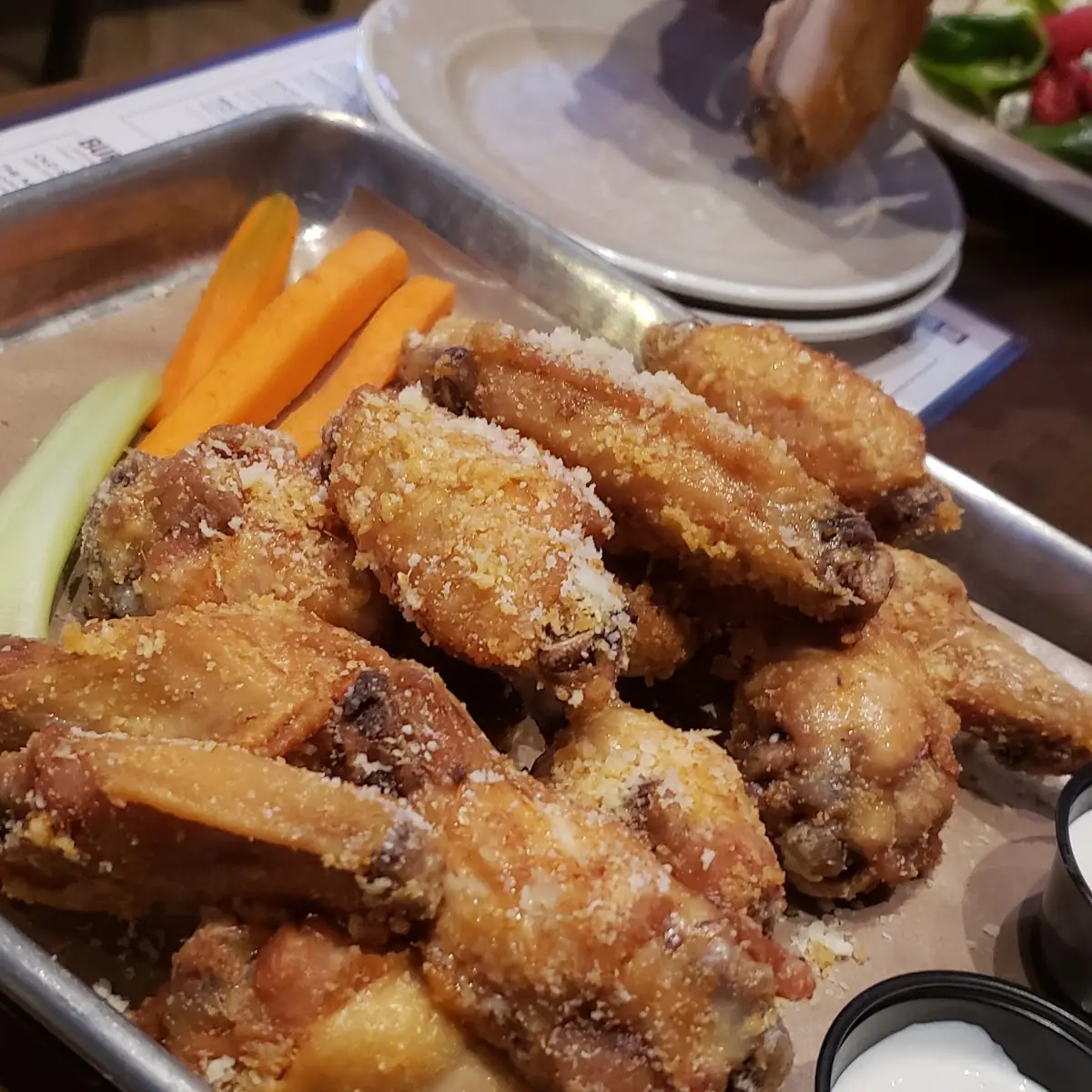 Roasted Garlic Parmesan Wings