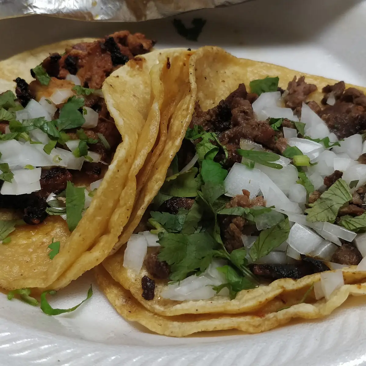 Pastor and Steak Tacos