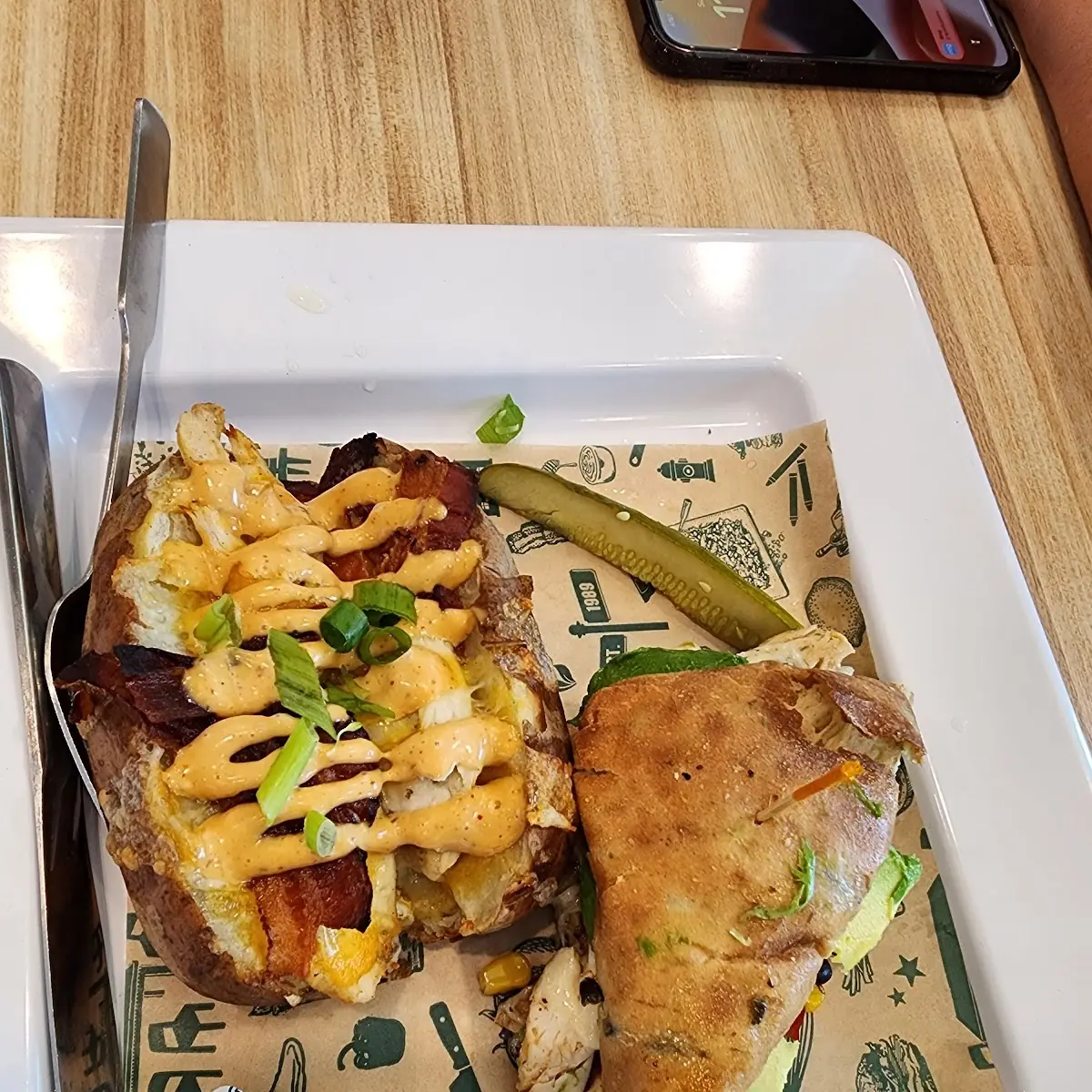 Chipotle Chicken Baked Potato