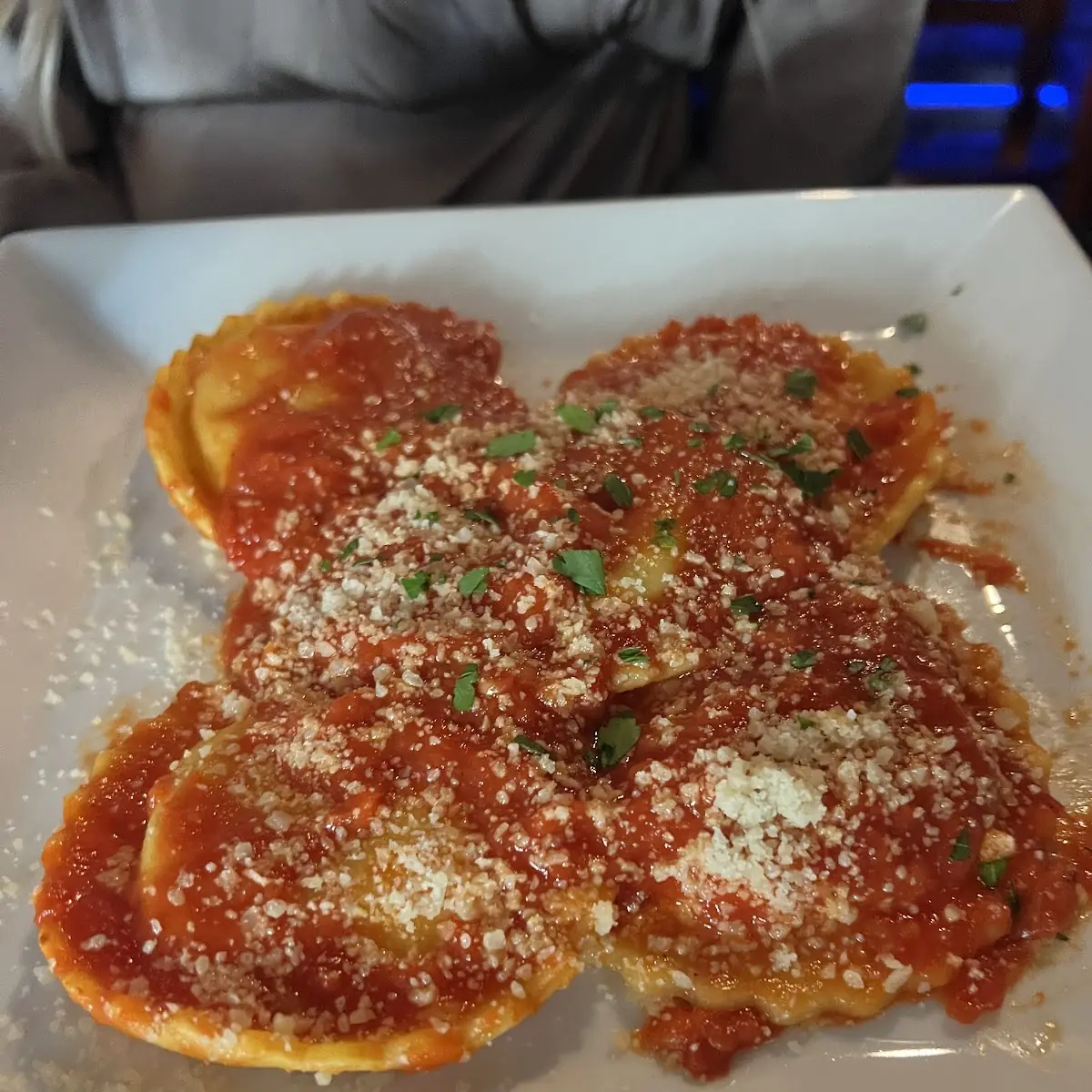 Lobster Ravioli with Shrimp