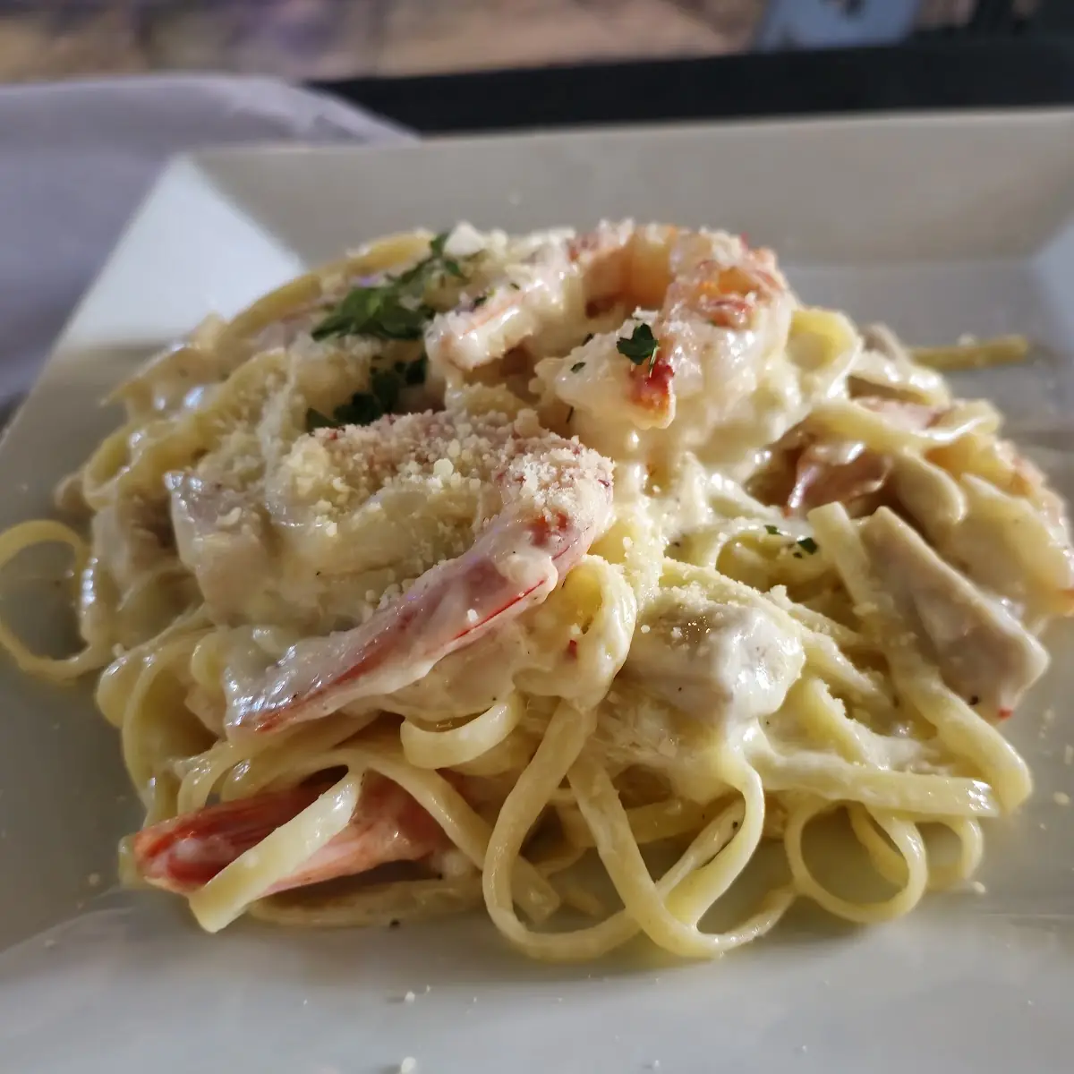 Shrimp Alfredo
