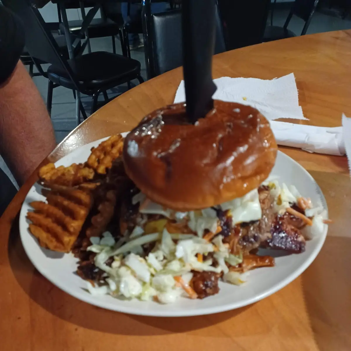 Burger and Braised Short Rib