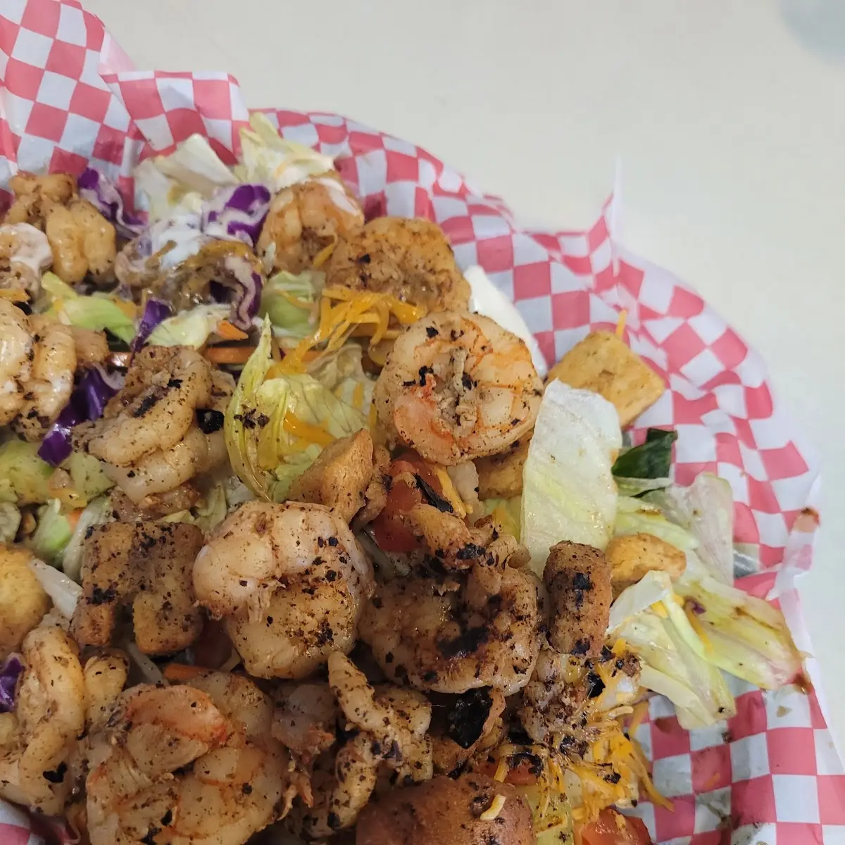 Grilled Shrimp Salad