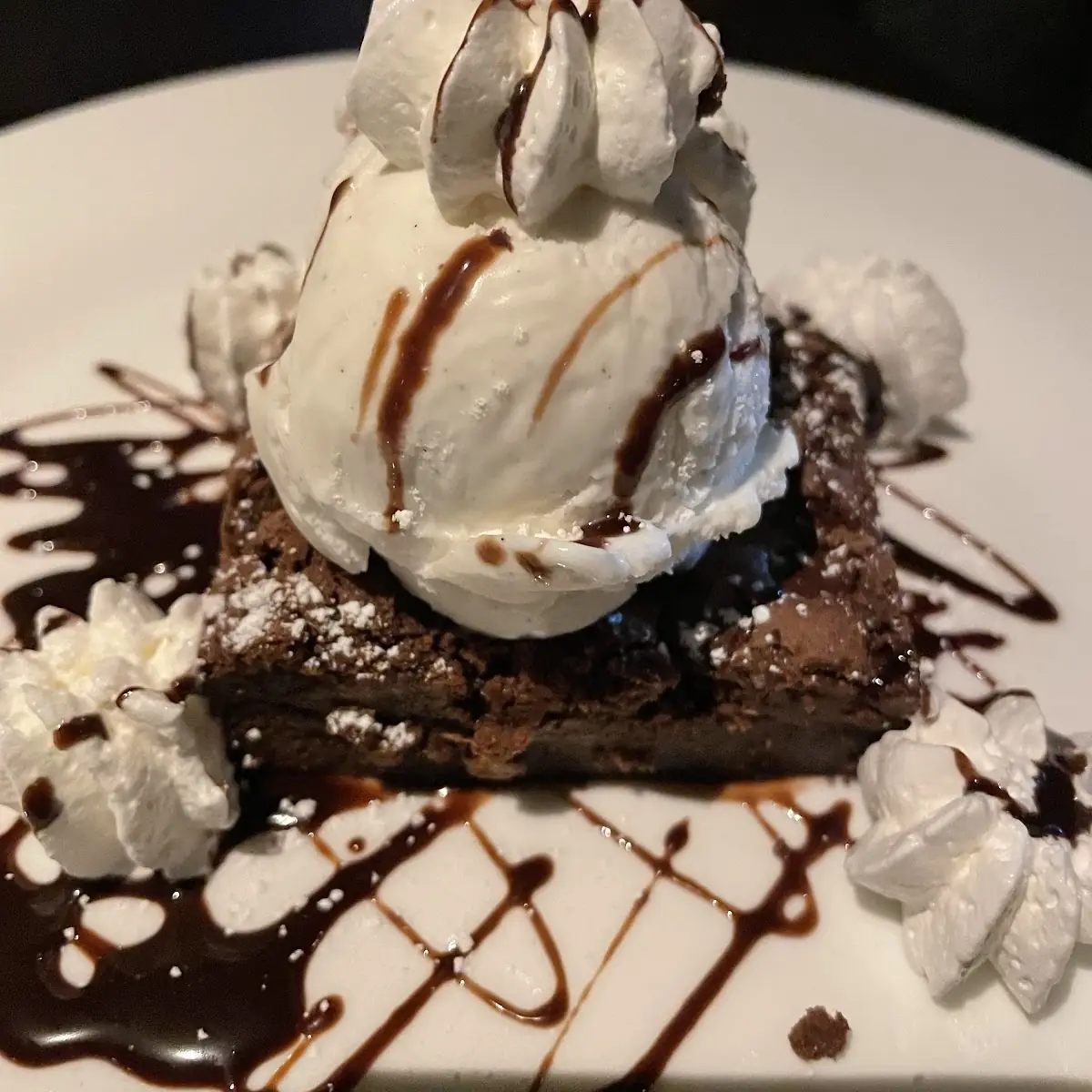 Fudge Brownie Sundae