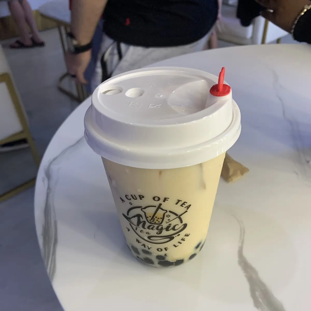 Vanilla Chai Boba Tea