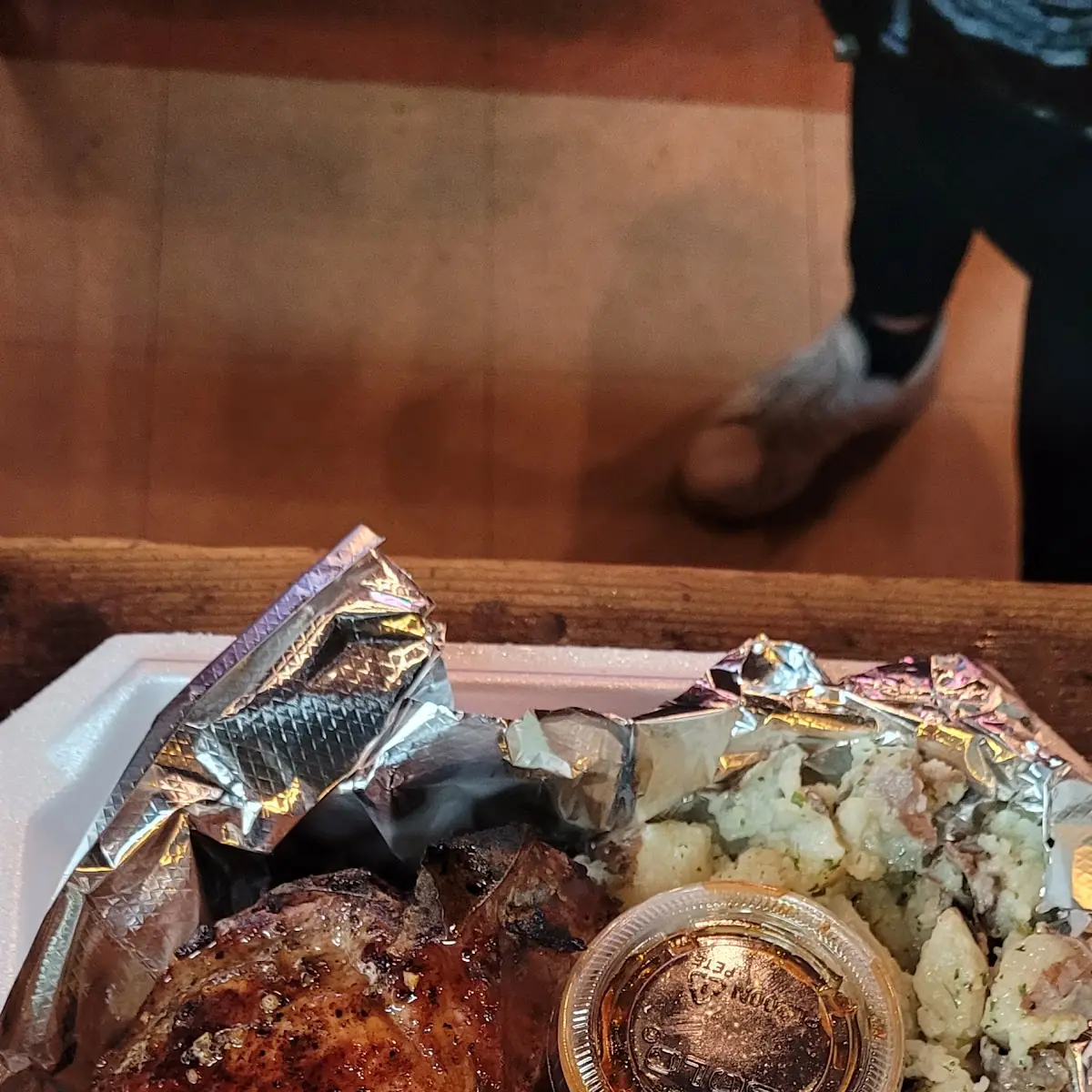 Bourbon Glazed Double Cut Pork Chops