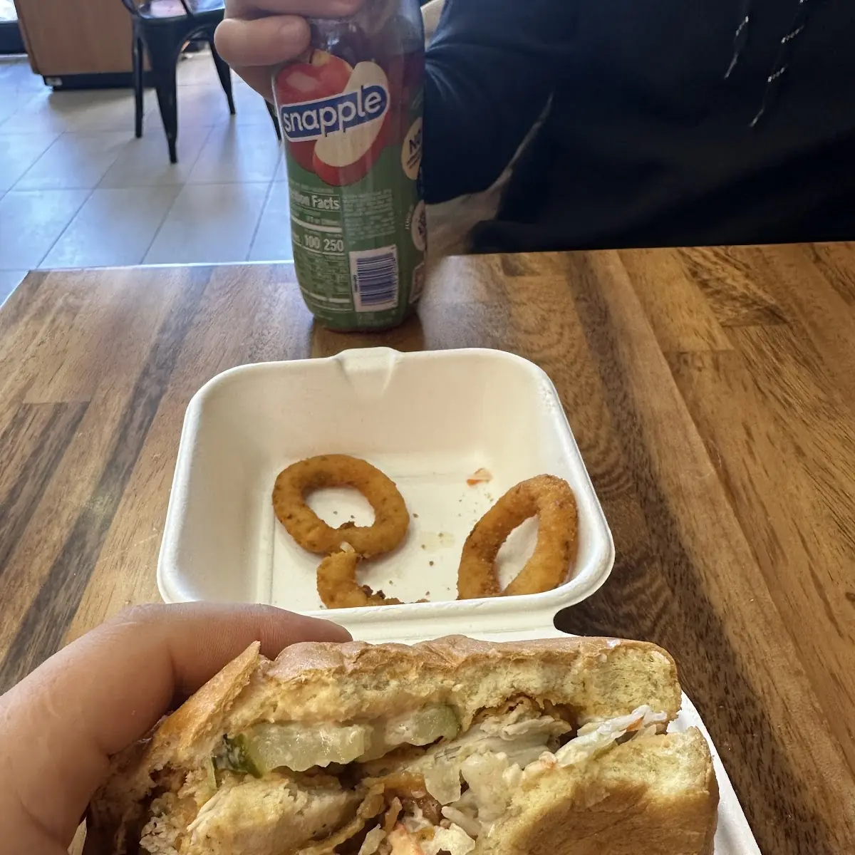 Crispy Chicken Burger Meal