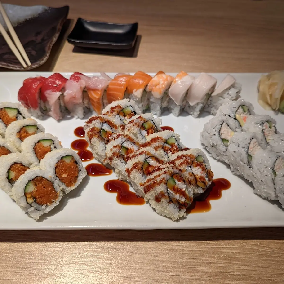 Spicy Salmon Roll Spicy Tuna Roll