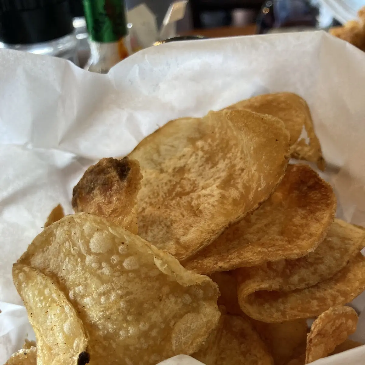 Complimentary Homemade Potato Chips
