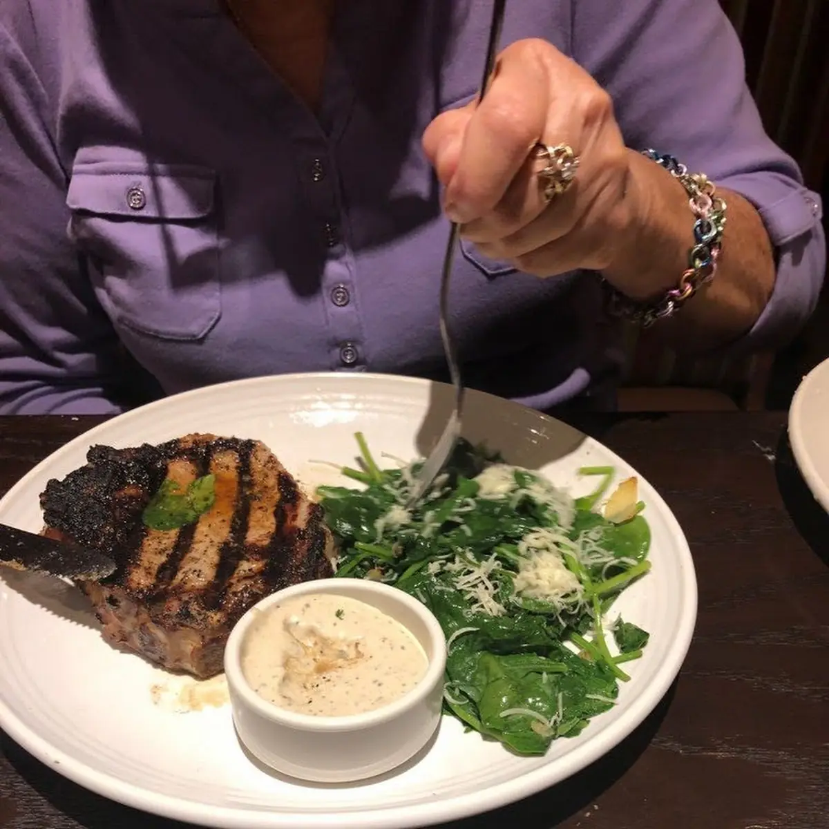 Tuscan-Grilled Pork Chop