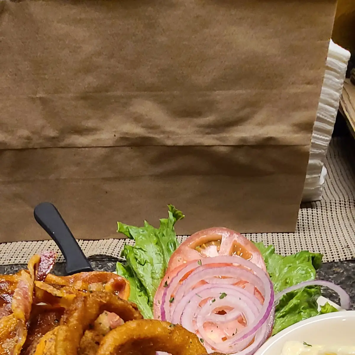Basket Battered Onion Rings