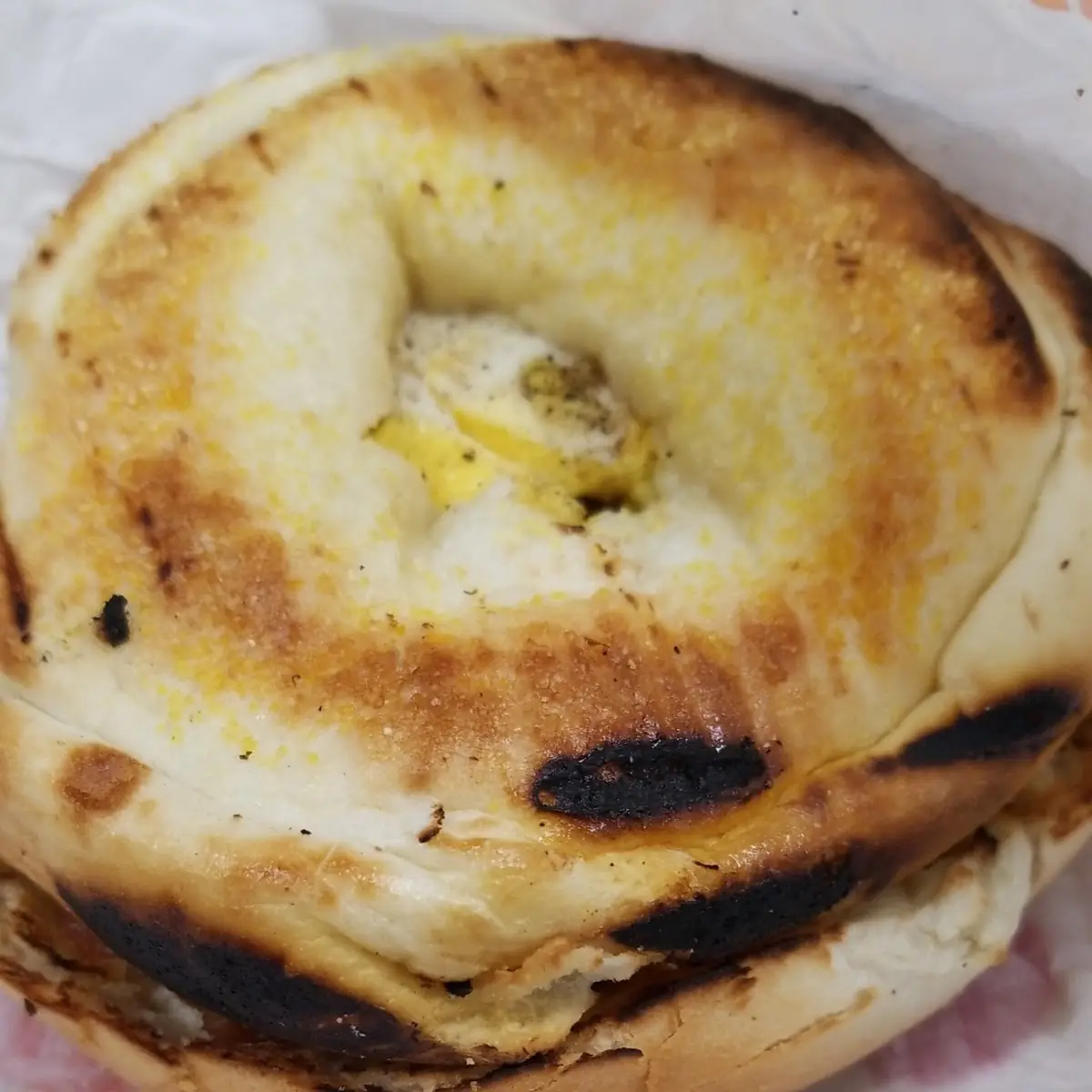 Bacon Egg Cheese on Plain Bagel