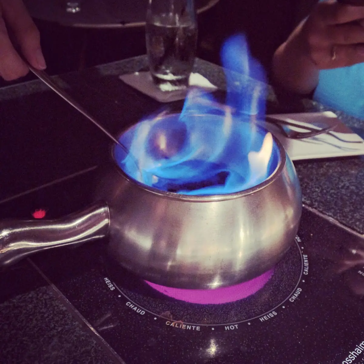 Flaming Turtle Chocolate Fondue