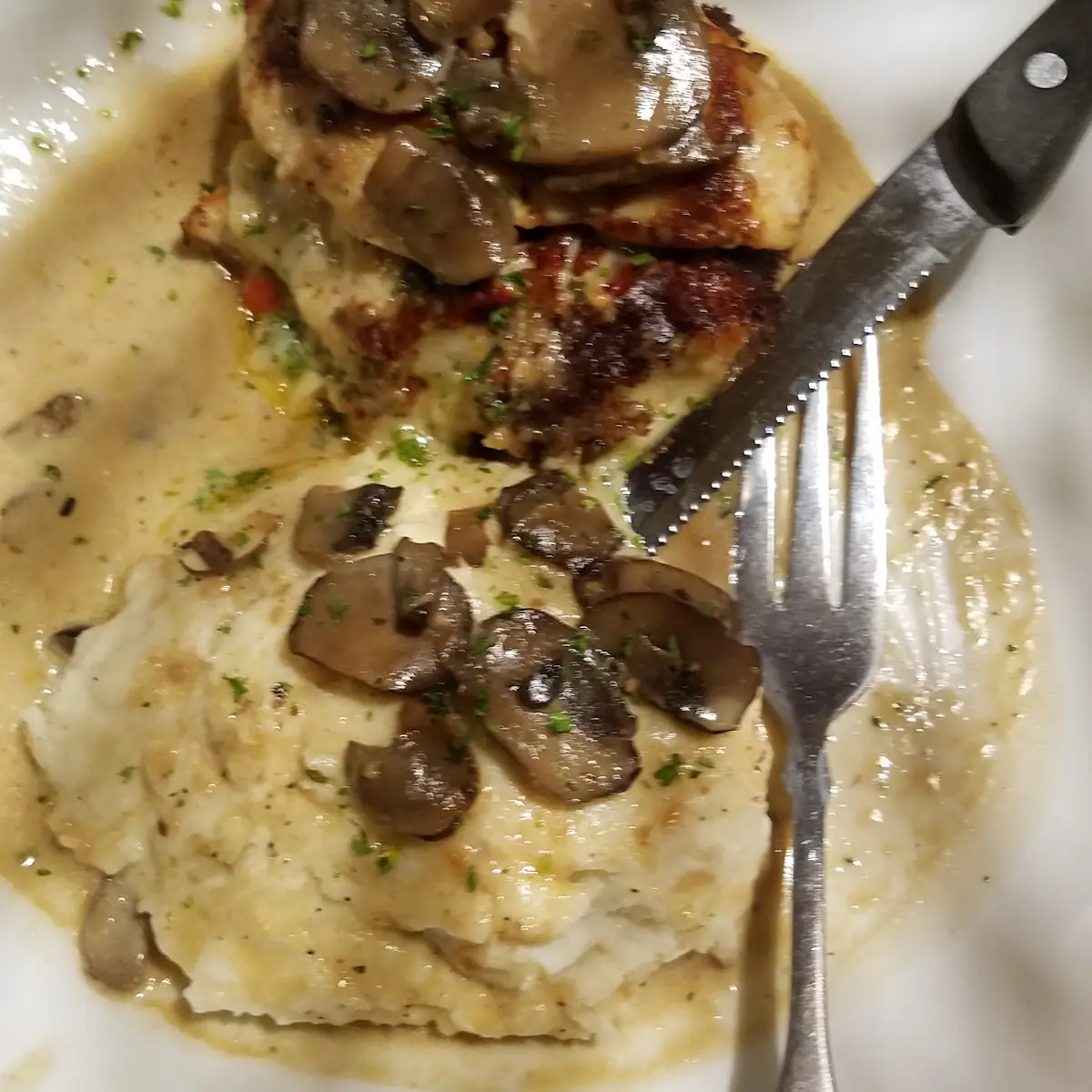 Stuffed Chicken Marsala