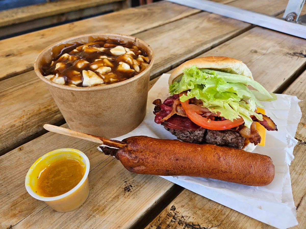 Poutine Pogo Bacon Cheeseburger